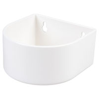 Produktbild von Duvo+ Wandhalter für Refresh-Glas in Weiß aus Kunststoff für Hunde