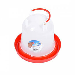 Duvo+ Wassertränke für Hühner aus Kunststoff mit Schraube und Griff 7 Liter Weiß - 7 l – Bild 1 von 2