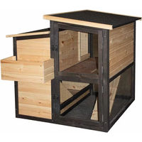 Produktbild von Duvo+ Woodland Cackleberry Cabin Hühnerstall aus FSC-zertifiziertem Holz in Natur Beige