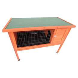 Duvo+ Woodland Charlie Classic Kaninchenstall aus Holz in Braun 116 x 63 x 91,6 cm – Bild 1 von 4
