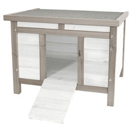 Duvo+ Woodland Howie 2 Cottage Kaninchenstall aus Holz in Cranberry – Bild 1 von 7