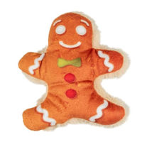 Produktbild von Duvo+ Xmas Fluffy Lebkuchenmann Katzenspielzeug aus Plüsch mit Catnip - 1 Stk.
