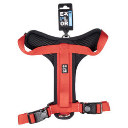 Duvo+ Y-Geschirr Classic aus Nylon für Hunde in Rot Größe L – Bild 1 von 1