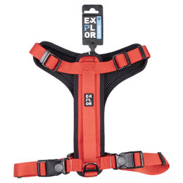 Produktbild von Duvo+ Y-Geschirr Classic aus Nylon für Hunde in Rot Größe XL