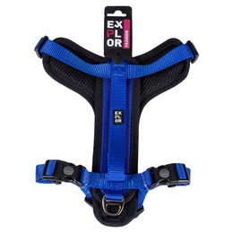 Produktbild von Duvo+ Y-Geschirr für Hunde aus Nylon in Blau Größe XL