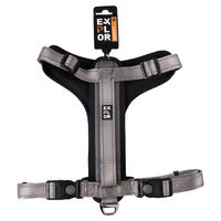 Produktbild von Duvo+ Y-Geschirr Safety für Hunde aus Nylon Grau Größe XL
