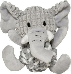 Duvo+ Zoo Friends Elsa Elefant Ball Hundespielzeug grau mit Quietscher – Bild 1 von 4