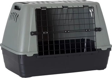 Produktbild von Duvoplus Baron Eco Transportbox für Hunde aus Kunststoff in Grau