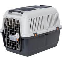 Produktbild von Duvoplus Bracco 4 Hundetransportbox aus Metall in Silber/Grau