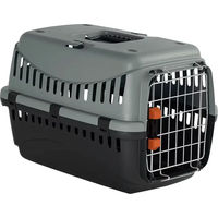 Produktbild von Duvoplus Bracco Eco Hundetransportbox aus Kunststoff Grau IATA-konform