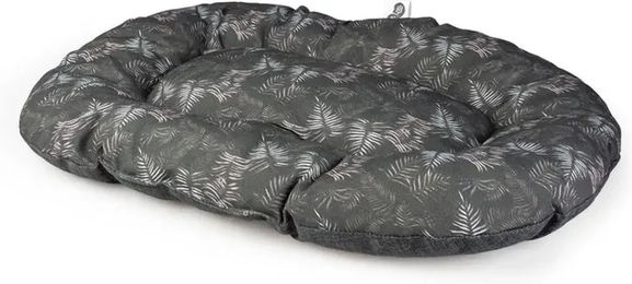 Duvoplus Breezy Hundekissen oval gesteppt schwarz grau – Bild 1 von 2