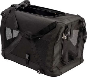 Produktbild von Duvoplus Click & Go Transportbox für erwachsene Tiere aus wasserabweisendem Nylon in Schwarz