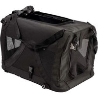 Produktbild von Duvoplus Click & Go Transportbox für erwachsene Tiere aus wasserabweisendem Nylon in Schwarz