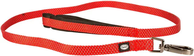 Duvoplus Explor East Hundeleine aus Nylon rot XL wasserfest - 100 cm – Bild 1 von 2