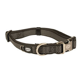 Produktbild von Duvoplus Explor North Hundehalsband aus Nylon in Schwarz wasserfest 20-35 cm/15 mm