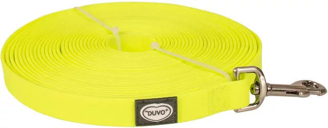 Produktbild von Duvoplus Explor South Tracking Schleppleine für Hunde aus wasserfestem PVC in Neongelb 5 m - 5 m