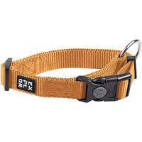 Produktbild von Duvoplus Fashion Hundehalsband aus Nylon in Braun und Orange Größe XL