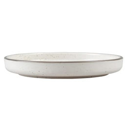 Produktbild von Duvoplus Flacher Keramiknapf Stone Speckle für Katzen Weiß - 150 ml
