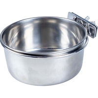Produktbild von Duvoplus Fressnapf für Vögel aus Edelstahl in Silber Größe S
