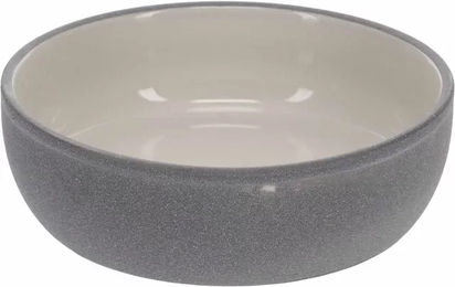 Produktbild von Duvoplus Futternapf aus Keramik Stone Sandy in Beige und Grau - 1,58 l