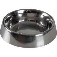 Produktbild von Duvoplus Glossy Anti-Ameisen-Napf aus Edelstahl für Hunde und Katzen in Silber Grau Größe M