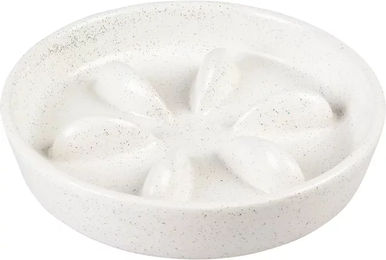 Produktbild von Duvoplus Glossy Anti-Ameisen-Napf aus Edelstahl für Hunde und Katzen in Silber und Weiß - 220 ml