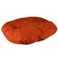 Produktbild von Duvoplus Hundekissen Oval aus Velours in Kupfer Rot Größe M mit rutschfestem Boden