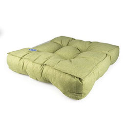 Produktbild von Duvoplus Hundekissen Quadri quadratisch grün beige 72 x 72 x 18 cm