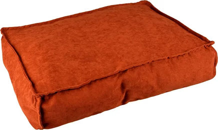 Duvoplus Hundekissen Velvet Copper Rot S 56 x 40 x 13 cm mit rutschfestem Boden – Bild 1 von 3
