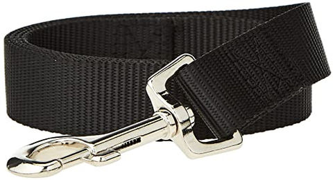 Duvoplus Hundeleine aus Nylon Schwarz 100 cm wasserabweisend - 100 cm – Bild 1 von 4