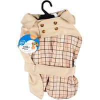 Produktbild von Duvoplus Hundemantel Trenchcoat aus Tweed in Beige Größe L - 1 Stk.
