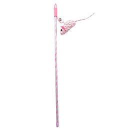 Produktbild von Duvoplus Katzenangel Catchy Spielangel mit Papiermaus und Federn in Rosa