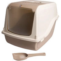 Produktbild von Duvoplus Katzentoilette Basil Haubentoilette mit Aktivkohlefilter Grün 57 x 39 x 41 cm