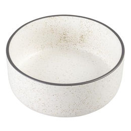 Duvoplus Keramiknapf Stone Speckle Weiß 750 ml für Hunde und Katzen – Bild 1 von 7