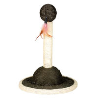 Produktbild von Duvoplus Kratzbaum Globe für Katzen in Grau und Weiß mit Sisal
