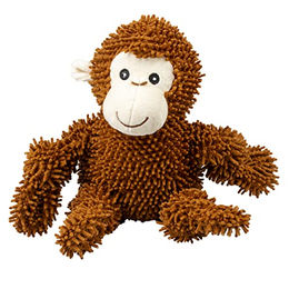 Produktbild von Duvoplus Moppy Plüschtier Affe für Hunde Braun 22 x 30 x 10 cm
