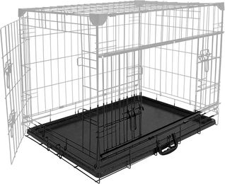 Produktbild von Duvoplus Ninja Kunststoff-Schublade für Vogelkäfig Schwarz 107 cm