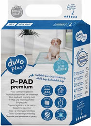 Produktbild von Duvoplus P-Pad Premium Welpenunterlage für Hunde Grösse L 7 Stück Blau