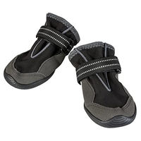 Produktbild von Duvoplus Pfotenschuhe für Hunde XXL Schwarz aus Polyester wasserdicht mit rutschfester Sohle - 1 Stk.