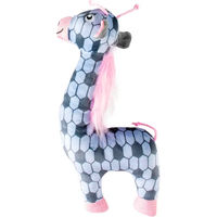 Produktbild von Duvoplus Plüschspielzeug Giraffe für Hunde Blau