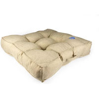 Produktbild von Duvoplus Quadri Hundekissen quadratisch beige 72 x 72 x 18 cm