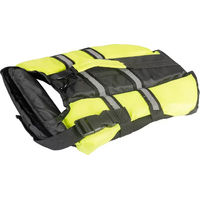 Produktbild von Duvoplus Rettungsweste für Hunde XL Schwarz Gelb mit reflektierenden Streifen und wasserdichtem Material - 1 Stk.