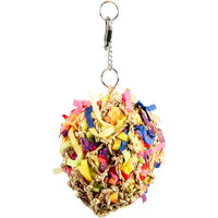 Produktbild von Duvoplus Shreddy Pinata Intelligenzspielzeug für Vögel aus Seegras, Papier und Holz