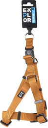Produktbild von Duvoplus Step in Fashion Hundegeschirr aus Nylon in Braun Größe XS