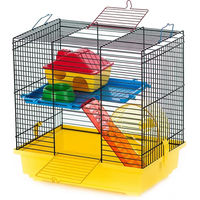 Produktbild von Duvoplus Teddy 1 Nagetierkäfig für Hamster und Mäuse bunt gelb