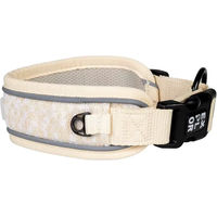 Produktbild von Duvoplus Ultimate Fit Control Classic Hundehalsband aus Neopren in Weiß und Beige Größe XL wasserabweisend