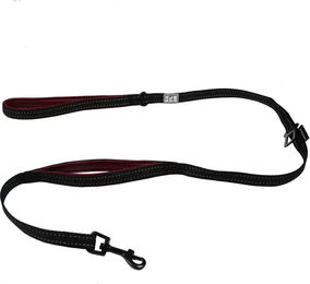 Produktbild von Duvoplus Ultimate Fit On-The-Road Hundeleine aus Neopren für Welpen 130 cm Lila Schwarz