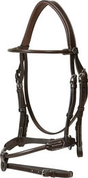 Dy'on Anatomisch geformte runde Reittrense aus Leder – Bild 1 von 2