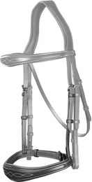 Dy'on Anatomischer Pferdenasenriemen aus Leder ohne Bart XL – Bild 1 von 2