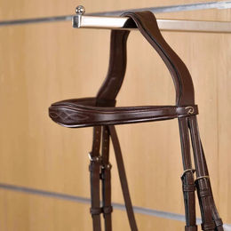 Produktbild von Dy'on Anatomisches Stirnband für Pferde aus Leder Braun